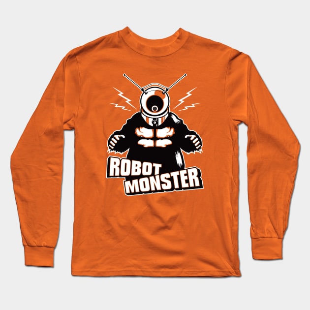 ROBOT MONSTER Long Sleeve T-Shirt by Creature814